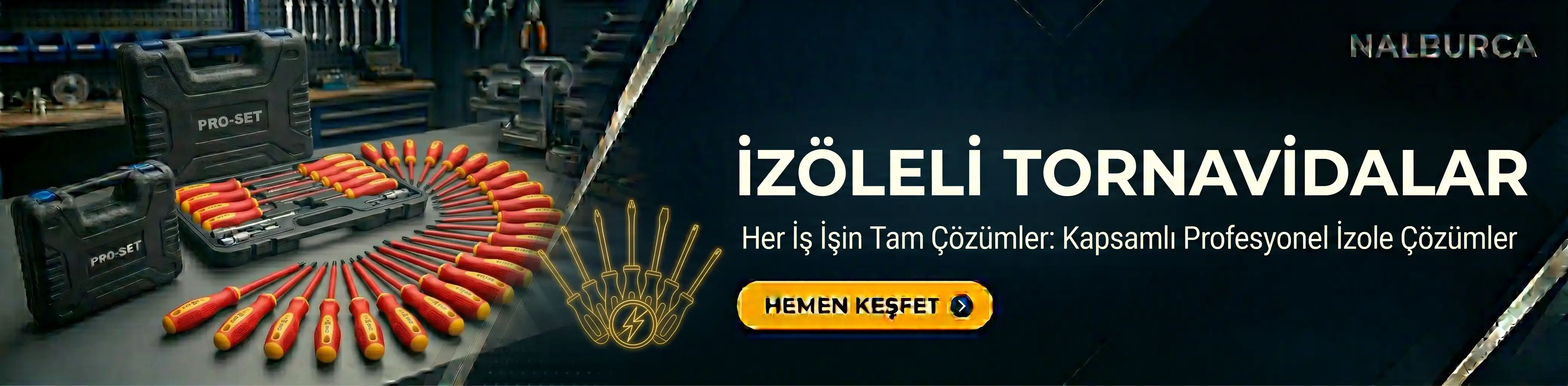 İzoleli Tornavidalar