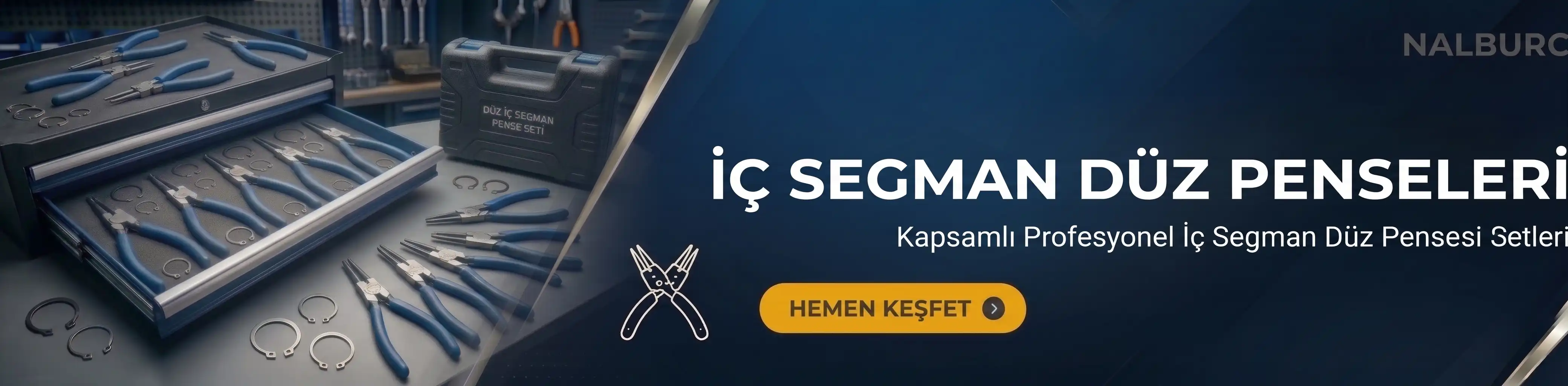 Düz İç Segman Penseleri