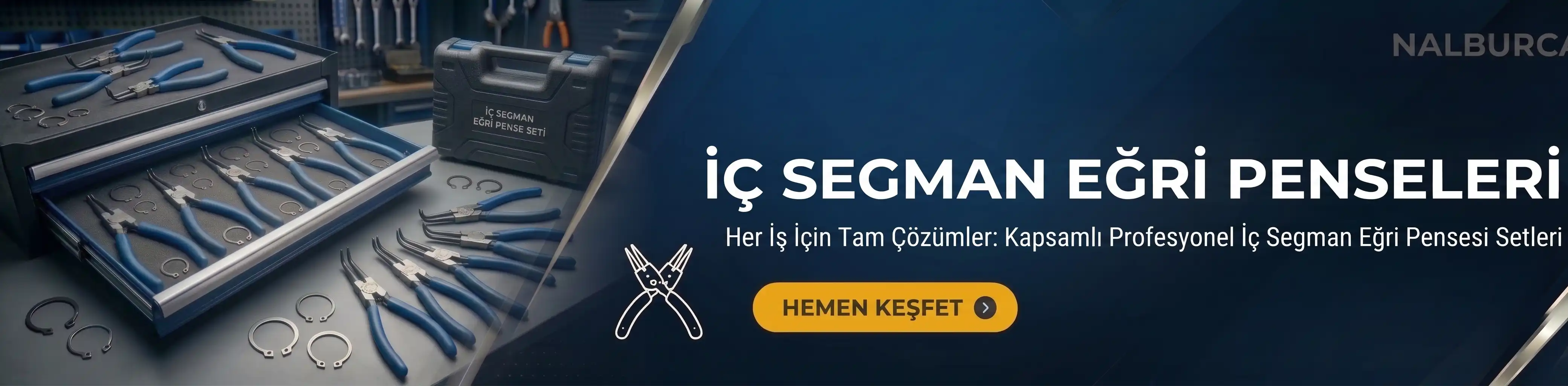 Eğri İç Segman Penseleri