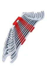 İzeltaş İki Ağız Anahtar Takımı 12 Parça Kısa Boy