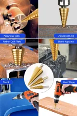 3 Farklı Boyutta Kademeli Panç Seti