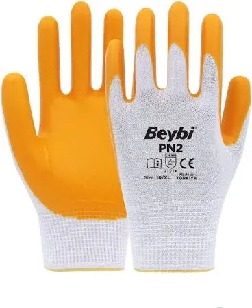 PN2 Polyester Örme Nitril Eldiven