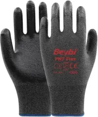 PN7 Flex Likralı İpten Örme Nitril Kaplı Eldiven
