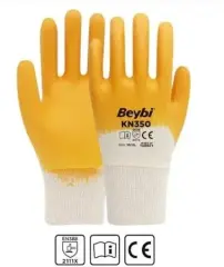 KN350 Pamuk Nitril Eldiven