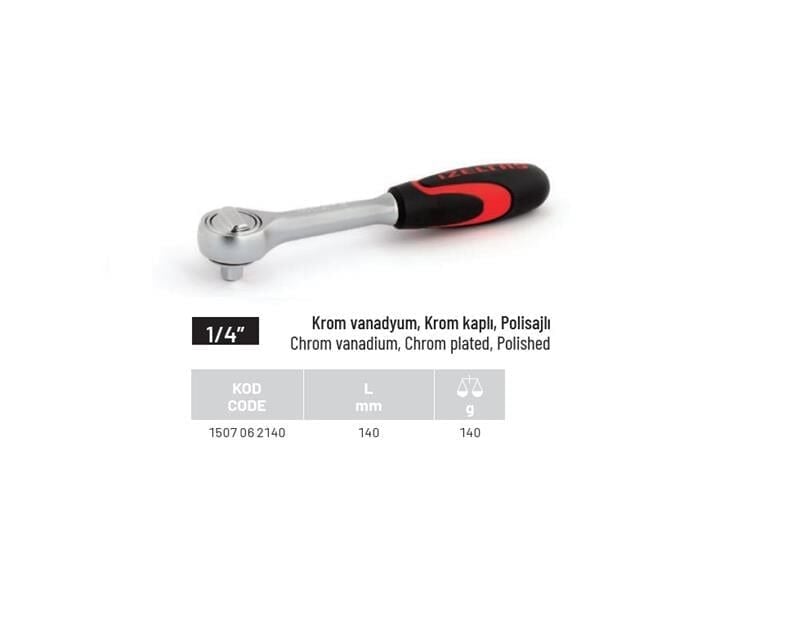 1/4 Cırcır Kolu 45 Diş