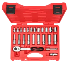 İzeltaş 3/8' Altı Köşe Lokma Anahtar Seti 24 Parça