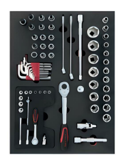 İzeltaş Elite Seri Takım Dolabı 7 Çekmece 139 Parça