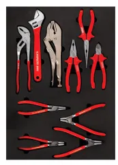 İzeltaş Elite Seri Takım Dolabı 7 Çekmece 139 Parça