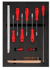 İzeltaş Elite Seri Takım Dolabı 7 Çekmece 139 Parça