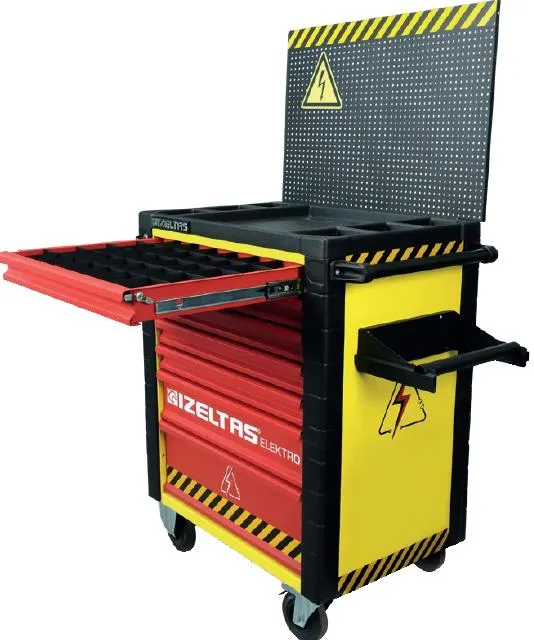 İzeltaş Elektro Serisi Takım Dolabı 7 Çekmeceli - Dolu