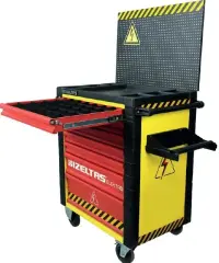 İzeltaş Elektro Serisi Takım Dolabı 7 Çekmeceli - Dolu