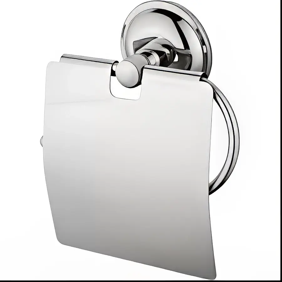 Tuvalet Kağıtlığı Kapaklı Krom - Şık ve Dayanıklı Banyo Aksesuarı
