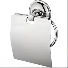 Tuvalet Kağıtlığı Kapaklı Krom - Şık ve Dayanıklı Banyo Aksesuarı