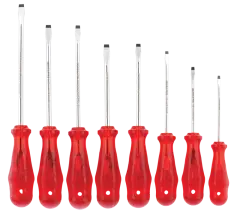 Kraft Seri Düz Uçlu Tornavida Takımı 8 Parça İzeltaş