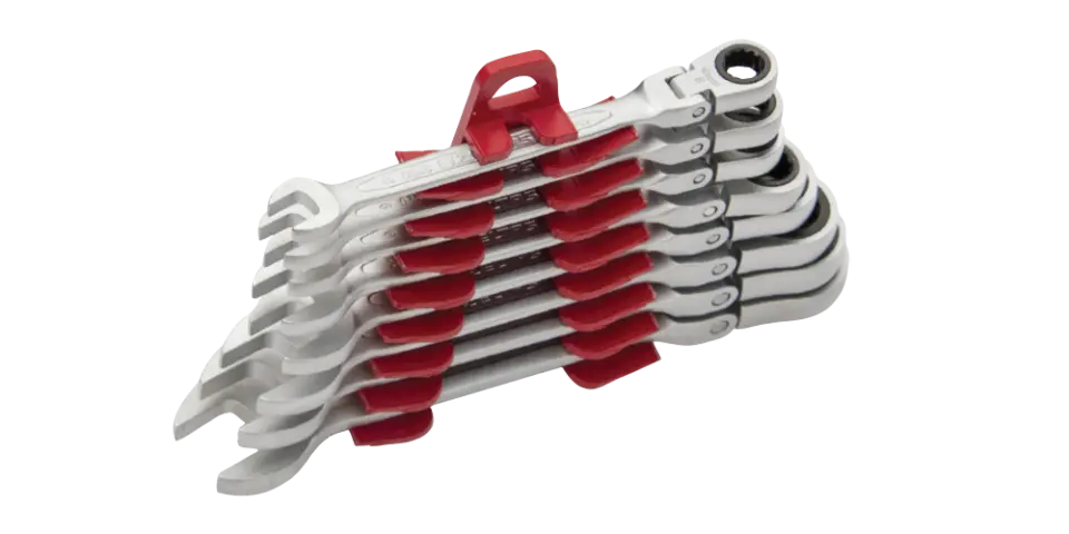 Mafsallı Cırcır Kombine Anahtar Takımı