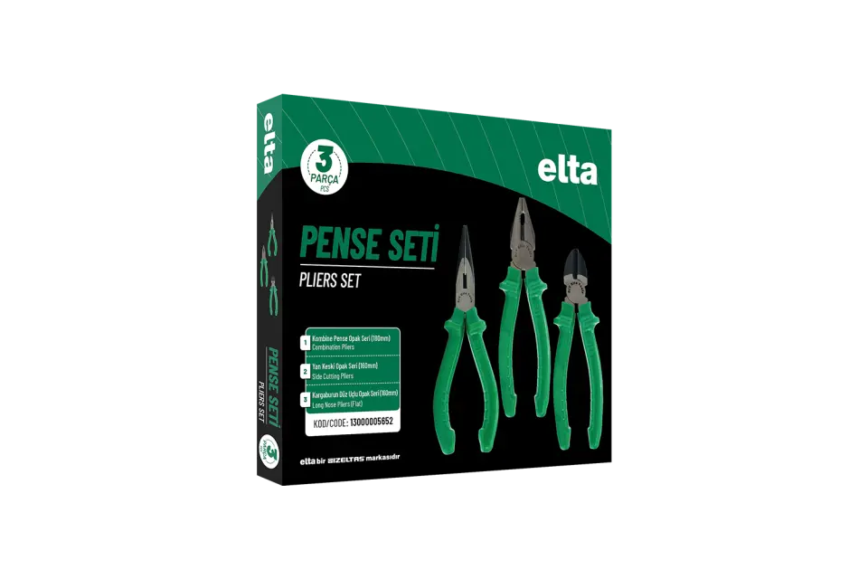 Pense Seti 3 Parça Elta